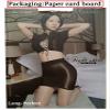Long-Perfect Womens Super Shiny Shaping Miniskirt Oily Bright Shimmery Stockings Skirt (Grey) view 4