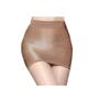 Long-Perfect Womens Super Shiny Shaping Miniskirt Oily Bright Shimmery Stockings Skirt (Brown) view 1