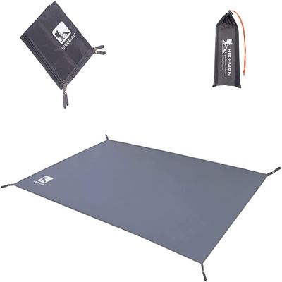 Hikeman Tent Footprint - Waterproof Camping Tarp, Heavy Duty Tent Floor Saver, Ultralight Ground Sheet Mat for Hiking, Backpacking, Hammock, Beach - Storage Bag Included(S-83x35)