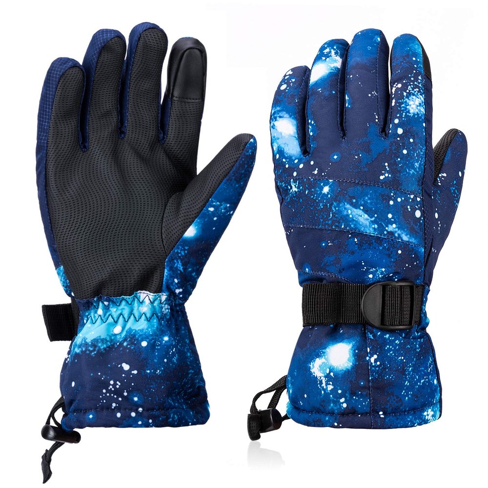 BOSONER Snow Gloves, Waterproof Winter Warm Ski, Snow Gloves with Touchscreen for Men, Women & Kids