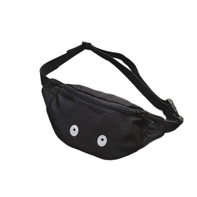 VALICLUD Kids Travel Waist Hip Bag Crossbody Belt Bag Sport Running Camping Trip Bag or Kids, Children, Girls Boys -Black
