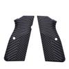 Guuun G10 Grips for Browning Hi Power and Tisas Regent BR9, OPS Eagle Wings Texture - Black view 1