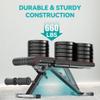 OUNUO Adjustable Weight Bench with Headrest - 660LBS Heavy-Duty Foldable Workout Bench for Home Gym, Full Body Training & Bench Press (Black) view 2