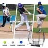 ZELUS 7x7ft Baseball Practice Net | Portable Hitting & Pitching Net with Frame, Black view 2