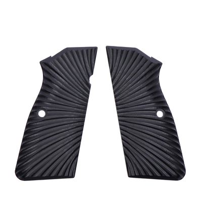 Guuun G10 Grips for Browning Hi Power and Tisas Regent BR9, Sunburst Tactical Texture - Black