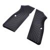 Guuun G10 Grips for Browning Hi Power and Tisas Regent BR9, Sunburst Tactical Texture - Black view 3