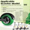 GLDYTIMES 50/75-6.1 Scooter Tire Tubeless: 8.5x2 Inch 8 1/2'' Solid Tires for Swagtron Swagger 5 iScooter i9s Jetson Knight Hover 1 Electric Scooter 8.5 In Front Rear Replacement Wheels 1 Pcs view 2