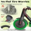 GLDYTIMES 50/75-6.1 Scooter Tire Tubeless: 8.5x2 Inch 8 1/2'' Solid Tires for Swagtron Swagger 5 iScooter i9s Jetson Knight Hover 1 Electric Scooter 8.5 In Front Rear Replacement Wheels 1 Pcs view 4