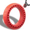 GLDYTIMES 50/75-6.1 Scooter Tire Solid: 8.5 Inch Tubeless Tires Replacement for Hover 1 Journey Jive Pioneer Aovopro ES80 Gotrax GXL V2 Rival Hiboy S2 Electric Scooter, 8 1/2'' Wheels Red 1 Pcs view 1