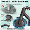 GLDYTIMES 50/75-6.1 Scooter Tire: 8.5x2.0 Solid Tires Replacement for Gotrax GXL V2 Apex XL XR Ultra Elite Hiboy S2 S2R AOVOPRO Hover-1 Journey Electric Scooter, 8.5 Inch Front Rear Wheels view 4