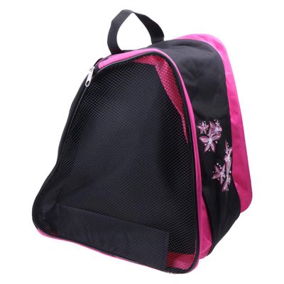 BESPORTBLE Ice Skate Bag for Carry Ice Skates Roller Inline Kids Adults Children Shoes Storage Organizer Pink