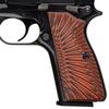 Guuun G10 Grips for Browning Hi Power and Tisas Regent BR9, Sunburst Tactical Texture - Orange view 1