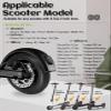GLDYTIMES 8.5 Inch 8.5x2.0 50/75-6.1 Tire Solid Tire Fit for Gotrax Gxl V2/ XR/Apex Xl Hiboy S2 Pro/Hiboy S2 MAX Xiaomi M365/Pro AOVOPRO ES80 Electric Scooter 8 1/2" Tyre Anti-explosion Wheel view 4