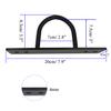 Battle Ropes Anchor Kit, 2 Sets Battle Rope Wall Ceiling Mount Kit Bracket Hook for Suspension Straps Crossfit Gymnastic Rings, Body Weight Strength Training Systems, Yoga Swings Hammocks view 3
