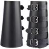 Nautical-Mart Leather Gauntlet Wristband Medieval Bracers Wrist Band Buckle Wide Bracer Arm Armor Cuff (Black) view 1