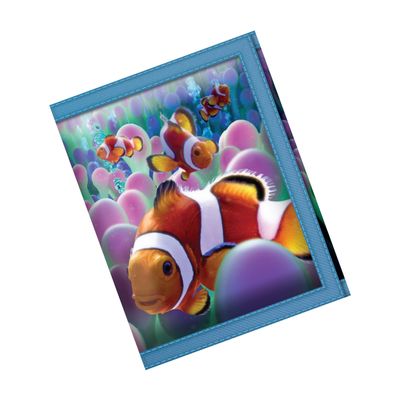 3D LiveLife Wallets - Clown Fish from Deluxebase. Lenticular 3D Ocean Wallet. Cash, coin and card holder with artwork licensed from renowned artist David Penfound