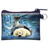3D LiveLife Coin Purse - Harp Seals from Deluxebase. Lenticular 3D Ocean Purse. Cash, coin and card holder with secure zipper featuring artwork licensed from renowned Steven Michael Gardner view 1