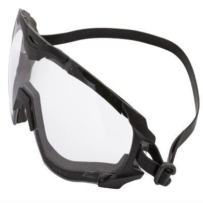 Edge Eyewear XSS611 Super 64 - Black Frame/Clear Vapor Shield Lenses