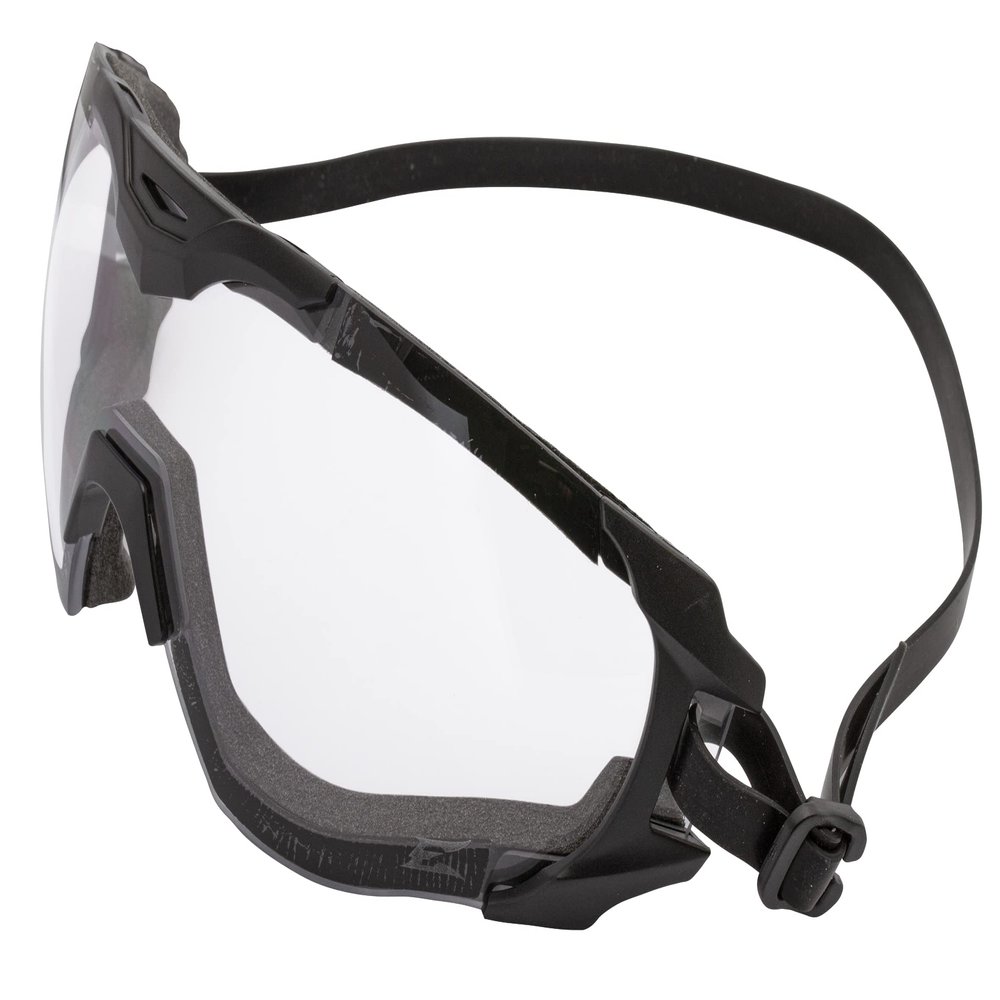 Edge Eyewear XSS611 Super 64 - Black Frame/Clear Vapor Shield Lenses