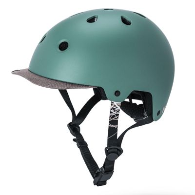 Kali Protectives Saha Cycling Helmets for Adults - Mountain Bike Helmet with Bio-Dome Construction; Helmet with Fidlock Snap Buckle; Snap-Fit Removable, and Locking Sliders (S/M, Cruise Matte Moss)