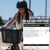 Kali Protectives Saha Cycling Helmets For Adults - Mountain Bike Helmet With Bio-Dome Construction;Helmet With Fidlock Snap Buckle; Snap-Fit Removable Visor, And Locking Sliders (S/M, Cozy Matte Grey) view 4
