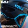 Kali Protectives Pace Camo Adult Off-Road BMX Cycling Helmet - Matte Thunder/Small/Medium view 3