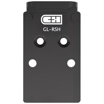 C+H Optics MOS Adapter Plate for G17 G19 MOS | Compatible with Trijicon RMR/SRO, Holosun 407C/507C/508C/508T | Made in The USA