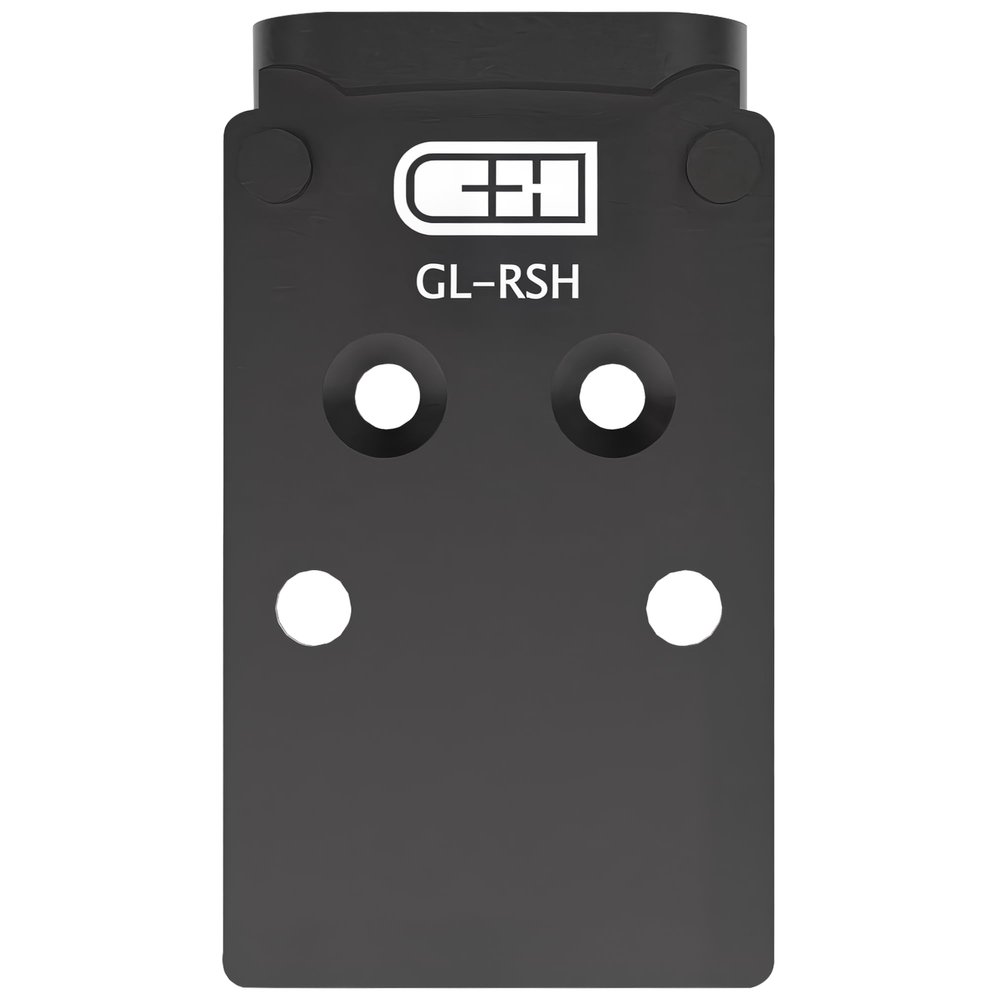 C+H Optics MOS Adapter Plate for G17 G19 MOS | Compatible with Trijicon RMR/SRO, Holosun 407C/507C/508C/508T | Made in The USA