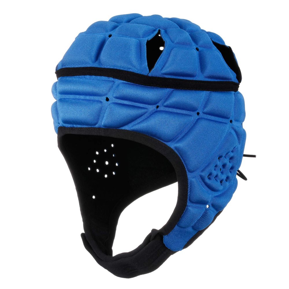 Surlim Rugby Helmet Soft Shell Helmets for Flag Football Scrum Cap Soft Helmet for Kids Youth (Blue, X-Large)