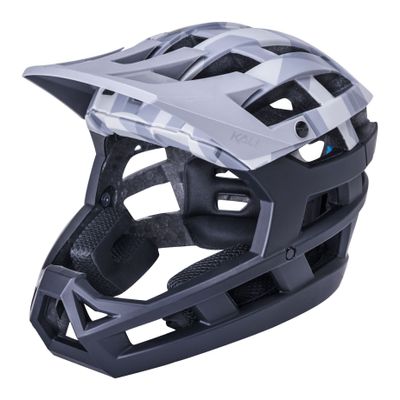 Kali PROTECTIVES Invader 2.0, Color: Camo Matte Grey/Black, Size: L/2XL (0221821217)