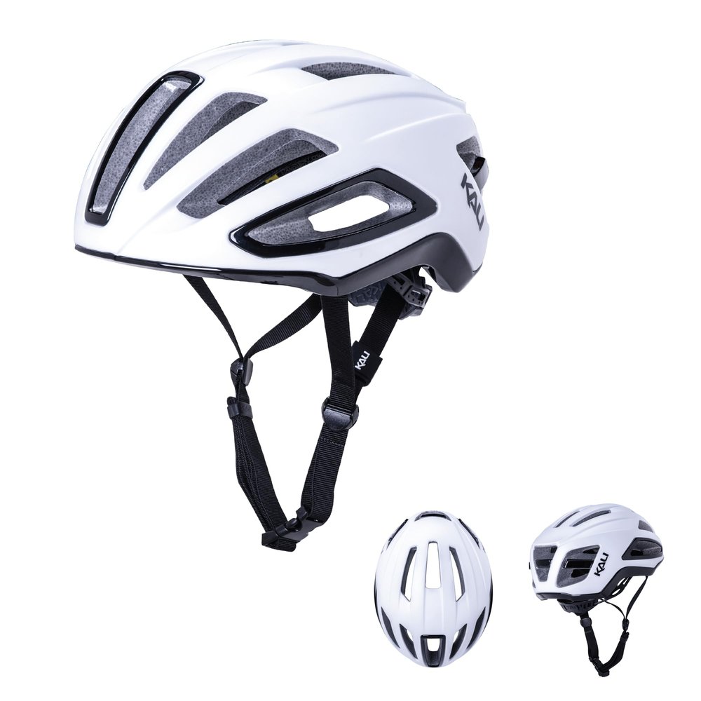 Kali Protectives Uno Helmet, Solid Matte White/Black, S/M