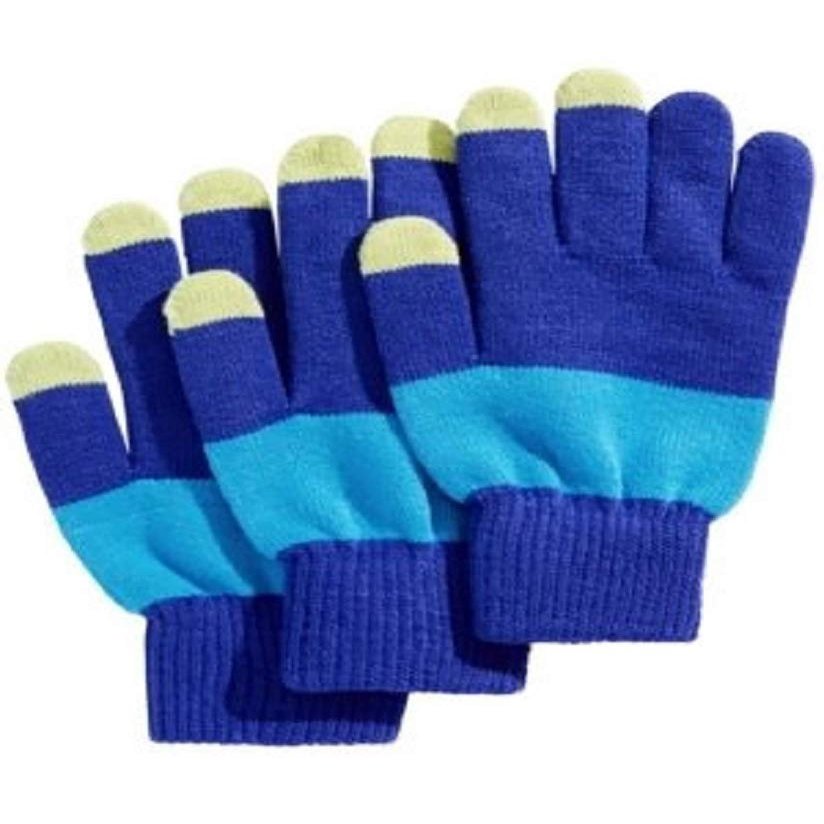 INC International Concepts Inc Pair +1 Tech Glove Set, (BLUE)