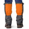 RiToEasysports Leg Gaiters Snow Boot Gaiters for Outdoor Backpacking Climbing Fishing Hunting(Orange) Ski view 4