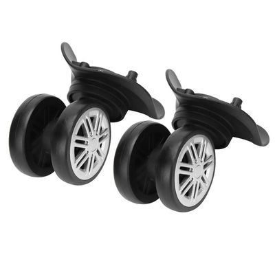 Boquite Romantic PresentDrawbar Box Wheel, Long Service Life Pressure Resistant Wear Resistant Suitcase Wheel, Double Row Large Wheel, Quite for Outdoor Trunk Trolley Case Suitcase