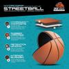 AND1 Hydrogrip Premium Composite Leather Basketball & Pump- Official Size 7 (29.5) Moisture Wicking Streetball, Made for Indoor and Outdoor Basketball Games (Orange) view 2