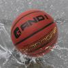 AND1 Hydrogrip Premium Composite Leather Basketball & Pump- Official Size 7 (29.5) Moisture Wicking Streetball, Made for Indoor and Outdoor Basketball Games (Orange) view 3