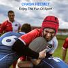 Surlim Rugby Helmet Soft Shell Helmets for Flag Football Scrum Cap Soft Helmet for Kids Youth (red, X-Large) view 3