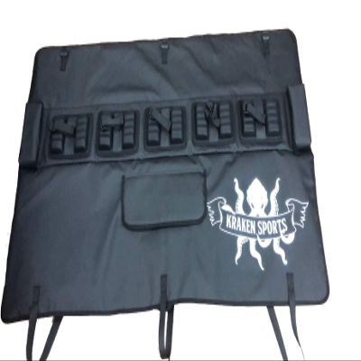 Compact Truck - Kraken Tailgate Bike Pad with Straps and Built in Bike Spacing - Compact Trucks