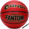 AND1 Fantom Rubber Basketball: Official Regulation Size 7 (29.5 inches) - Deep Channel Construction Streetball, Made for Indoor Outdoor Basketball Games,Burgundy view 1