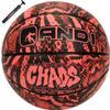 AND1 Chaos Basketball: Official Regulation Size 7 (29.5 inches) Rubber Basketball - Deep Channel Construction Streetball, Made for Indoor Outdoor Games view 1