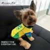 Parisian Pet Dog Jersey  Embroidered Brasil Mesh Fabric Soccer & Sportswear  Lightweight Football Olympic Pet Clothes for Large Dogs - L view 4