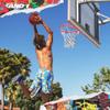 AND1 Fantom Rubber Basketball & Pump (Graffiti Series)- Official Size 7 (29.5) Streetball, Made for Indoor and Outdoor Basketball Games (Red) view 3