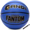 AND1 Fantom Rubber Basketball: Official Regulation Size 7 (29.5 inches) Rubber Basketball - Deep Channel Construction Streetball, Made for Indoor Outdoor Basketball Games,Navy view 1