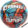 AND1 Supreme Grip Rubber Basketball & Pump- Official Size 7 (29.5) Streetball, Made for Indoor and Outdoor Basketball Games (Blue/Red), 5A1BK0143N9E2 view 1