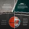 AND1 Supreme Grip Rubber Basketball & Pump- Official Size 7 (29.5) Streetball, Made for Indoor and Outdoor Basketball Games (Blue/Red), 5A1BK0143N9E2 view 3