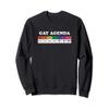Gay Agenda LGBT Pride Gifts LGBTQ Accessories Funny Pun Sweatshirt view 1
