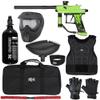 Action Village Azodin KAOS 3 Protector Paintball Gun Package Kit Level 1 (Dust Green/Dust Black, Large/X-Large)
