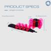 Aqualogix Medium Resistance Hybrid Aquatic Training Fin Set - Pink | Aquatic Cuffs | Quick Start Guide | Leg Water Weights | Strength, HIIT & Swim Training | Pair (MRPCFIN_Pink) view 3