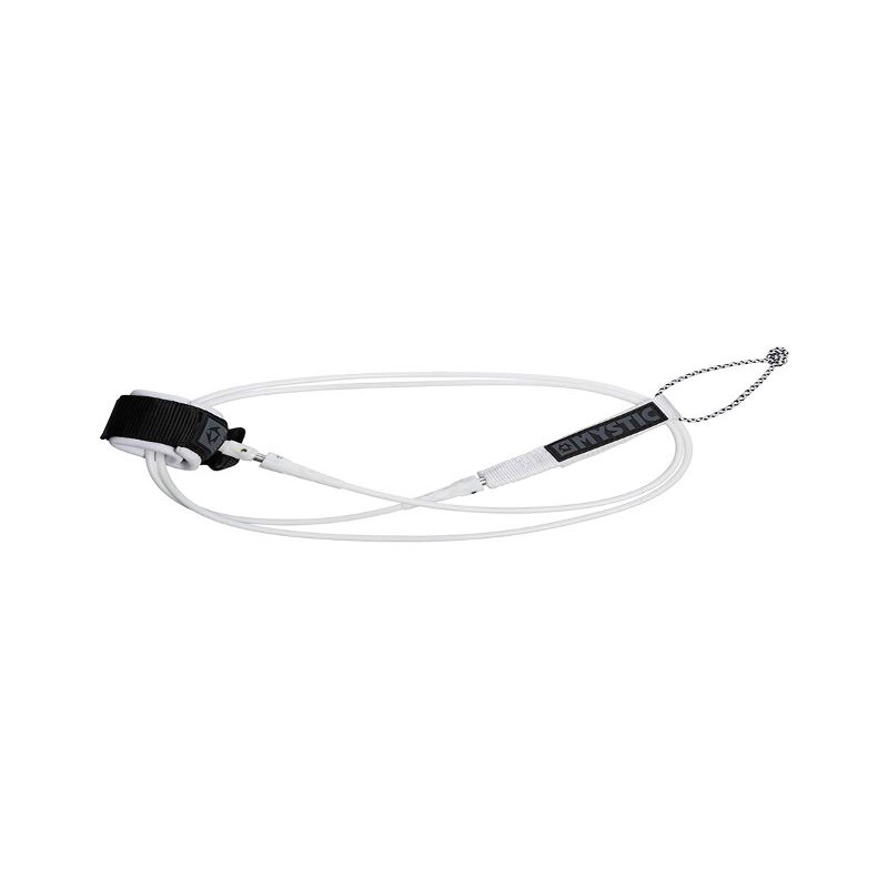 Mystic Surfboard Leash 2022 - White 210150 6'0"