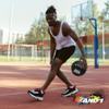 AND1 Street Grip Premium Composite Leather Basketball & Pump- Official Size 7 (29.5) Streetball, Made for Indoor and Outdoor Basketball Games (Black) view 4